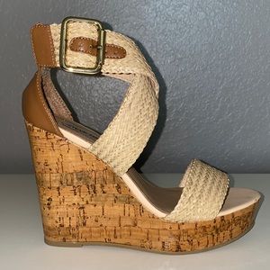Natural Rattan Wedges